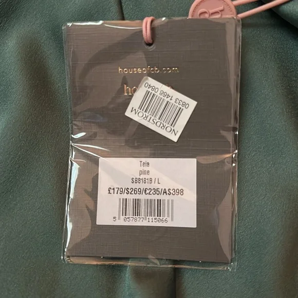 House of CB Teia Satin & Georgette Corset Midi Dress Size L; NBW + NWT - Picture 6 of 6